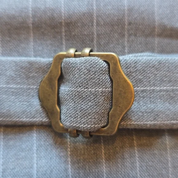 Heartloom, Light Gray Pinstripe Vest, EUC, Women's L - Picture 10 of 13